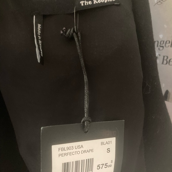 The KOOPLES “Perfecto Drape” Moto Jacket - New with Tags - Picture 6 of 8